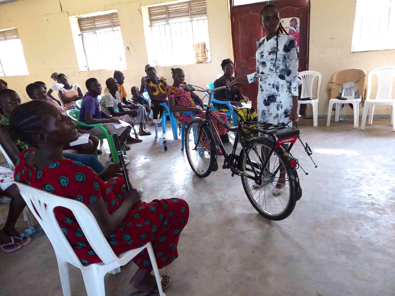 Bicycle training session